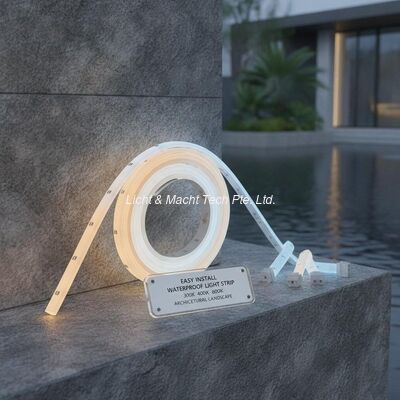 Easy Installation Waterproof Light Strip in Color Temperatures 3000K 4000K 6000K Perfect for Architectural Landscape Lighting